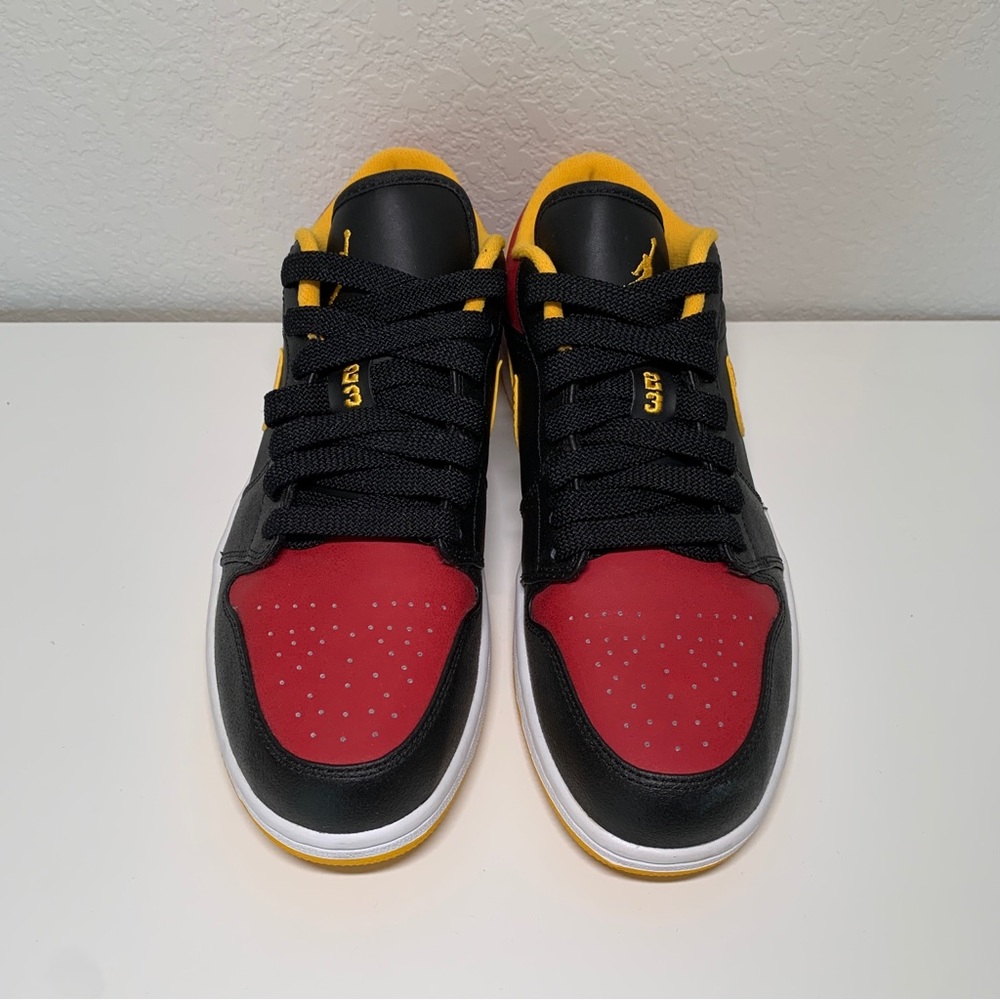 Nike Air Jordan 1 Low 'Gym Red Gold' Men's 8.5 – Rare Colorway – Like New - Picture 3 of 9
